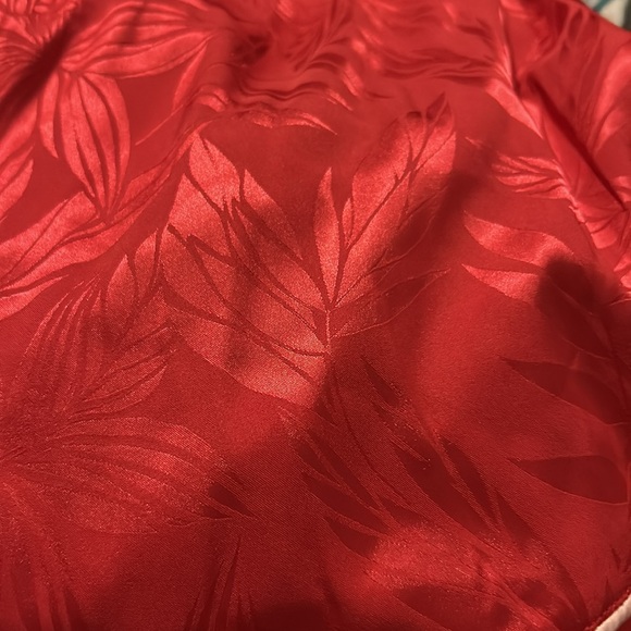 Crown & Ivy Red/Pink Sleep Shorts with Elastic Waistband NWT - Picture 3 of 4